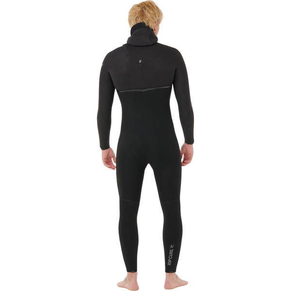 2026 Rip Curl Mens E-Bomb 5/4mm Zip Free Hooded Wetsuit 17IMFS -.. Black